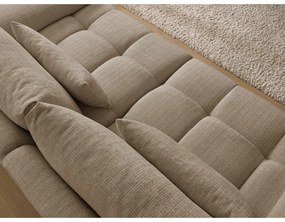 Brązowa sofa z tkaniny szenilowej 264 cm Ivane – Bobochic Paris