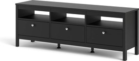 Szafka RTV z szufladami w kolorze czarny mat Madrid