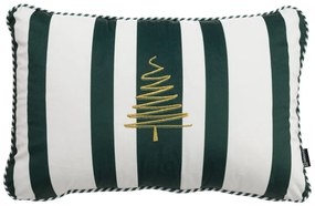 Poszewka na poduszkę Green &amp; White Noel 60x40 cm