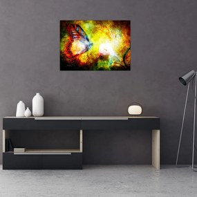 Obraz - Kosmiczny motyl (70x50 cm)