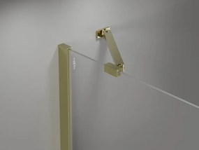 Mexen Mist drzwi prysznicowe uchylne 115 cm, transparent, złote - 8A4-115-000-50-00