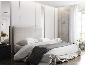 Beżowy zagłówek 200x120 cm Natalia – Milo Casa