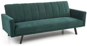 Ciemnozielona rozkładana sofa TROMSO