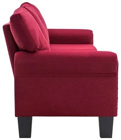 Czteroosobowa czerwona sofa - Alaia 4X