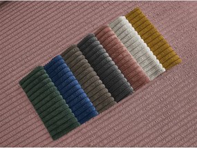 Różowa sztruksowa sofa 250 cm Tina – Bobochic Paris