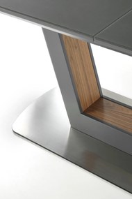 Rozkładany stół do jadalni Bilotti antracyt