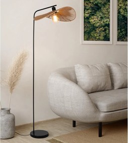 Eglo 31966 - Lampa podłogowa SIRUELA 1xE27/42W/230V brązowa/czarna