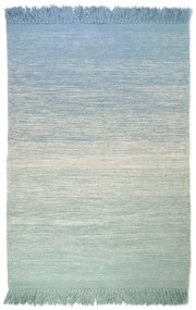 Zielono-niebieski dywan odpowiedni do prania 100x150 cm Kirthy – Nattiot