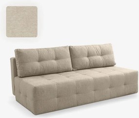 Sofa z Funkcją Spania MORANA Beżowa Nowoczesna