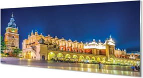 Panel Szklany Nocne Sukiennice w Krakowie