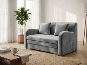 Szara 2-osobowa sofa ARIO, rozkładana
