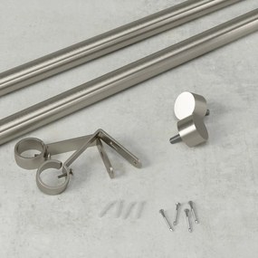 Regulowany karnisz ze stali nierdzewnej 168 - 305 cm Cappa – Umbra