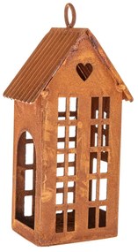 Świecznik metalowy Rustik House, 5 x 6,5 x 15 cm, 15 cm