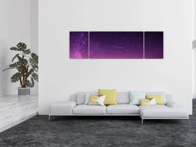 Obraz nieba ze spadającą gwiazdą (170x50 cm)