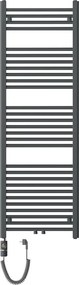 Mexen Mars grzejnik elektryczny 1500 x 500 mm, 600 W, antracyt - W110-1500-500-2600-66