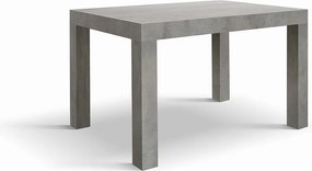 Stół drewniany, betonowy szary, 120x80-200x80cm - BAROLO
