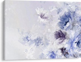 Obraz - Kwiaty, teksturowane malarstwo (70x50 cm)