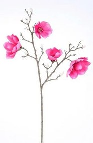 Sztuczna kwiat Magnolia różowy, 86 cm