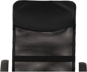 Czarne tapicerowane krzesło biurowe Arco – Bonami Essentials