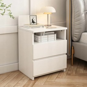 Szafka nocna z 2 szufladami 40 cm – nowoczesny styl loftowy, MDF