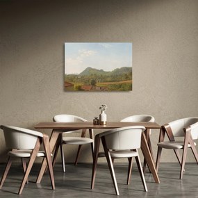 Obraz na szkle - Simon Denis,  View Near Naples, reprodukcje (70x50 cm)