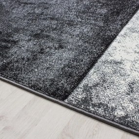Dywan nowoczesny Hawaii 3D Kwadraty szare 80 cm x 150 cm