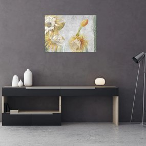 Obraz - Kwitnące kaktusy (70x50 cm)