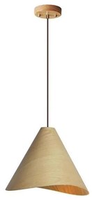Drewniany żyrandol na lince 1xE27/60W/230V Ø 45 cm lite drewno/dąb/kauczukowiec