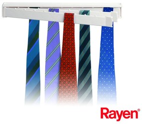 Plastikowy wieszak na paski i krawaty – Rayen