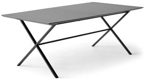 Antracytowy rozkładany stół 90x165 cm Meza – Hammel Furniture