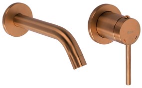 Bateria Umywalkowa Podtynkowa Rea Clif Miedź Szczotkowana