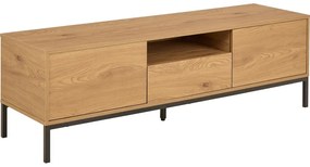 Szafka pod TV w dekorze dębu w naturalnym kolorze 140x45x40 cm Seaford – Actona