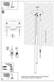 Ceglasta lampa wisząca ø 19,5 cm Fideus – Nice Lamps