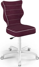 Młodzieżowe krzesło do biurka Petit White rozmiar 6 (159-188 cm)