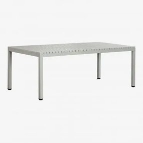 Prostokątny Stół Ogrodowy 210x100 Cm Z Aluminium Marti Zielony Lauerl - Sklum