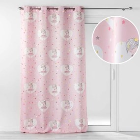 Różowa zasłona dziecięca 140x260 cm Petite Etoile – douceur d'intérieur