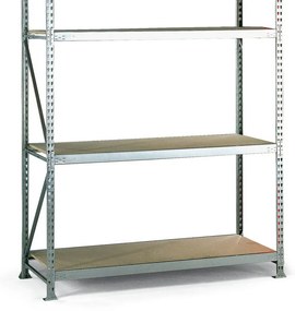 Regał półkowy, nośność 600 kg, 2500x2200x650 mm, podstawowy