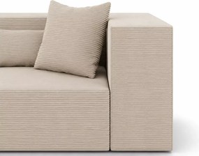 Nowoczesna kanapa modułowa Terospito sztruksowa - sofa do salonu z poduszkami