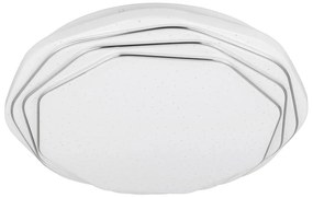 Biała lampa sufitowa LED ø 38 cm Dizzy – Trio