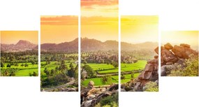 Obraz doliny Hampi w Indiach (125x70 cm)