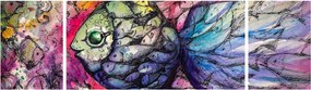 Obraz - Kolorowa rybka (170x50 cm)
