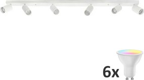 Oprawa punktowa LED RGBW ANGIE 6xGU10/6,5W/230V biała