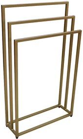 Złoty stojak na ręczniki w stylu glamur 60 cm Z0-F59