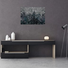 Obraz na szkle - Liście palmowe (70x50 cm)
