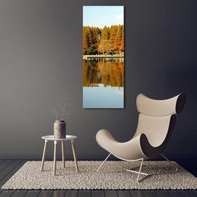 Foto obraz na płótnie pionowy Park jesienią