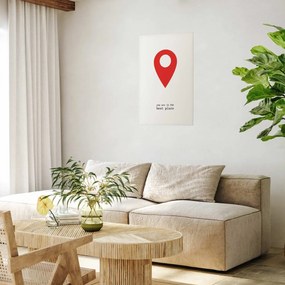 Plakat The best place 29,7x42 cm bez ramy z marginesem ARTGEIST B