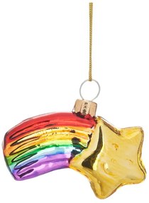 Szklana ozdoba świąteczna wykonana ręcznie 4 cm Shooting Star – Sass &amp; Belle