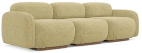 Żółta sofa modułowa 270 cm Ailani – Makamii