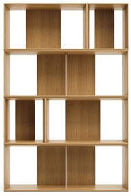 Modułowy system półek w dekorze dębu 6 szt. 101x152 cm Litto – Kave Home