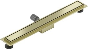 Mexen Flat M13 odpływ liniowy 2w1 60 cm, złoty szczotkowany - 1A10060-15